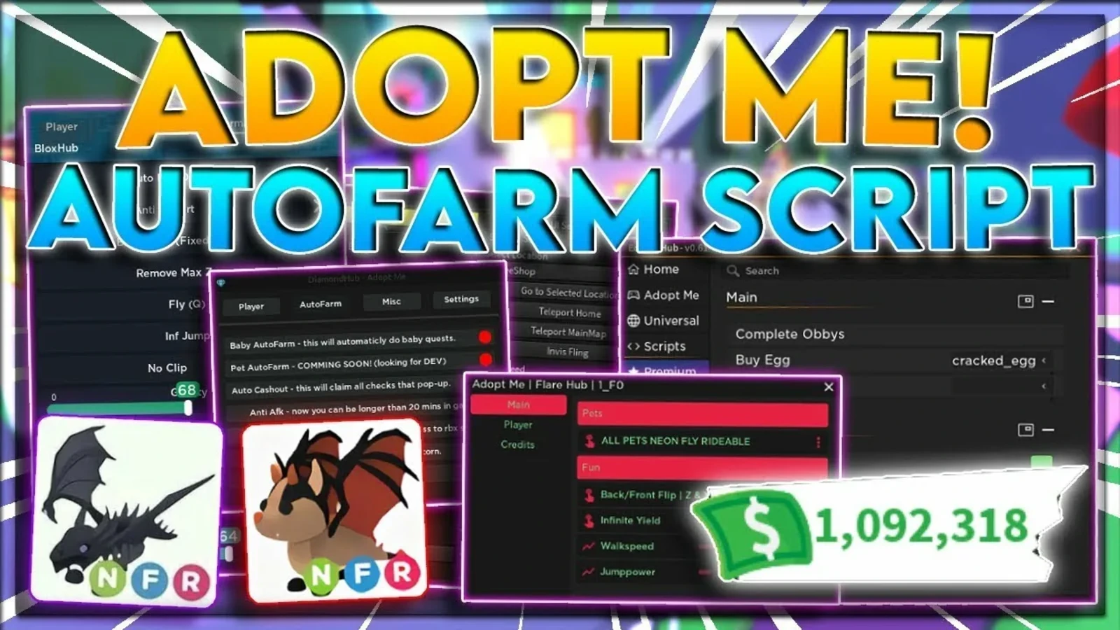Скрипт на Adopt Me