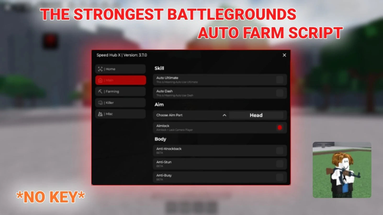 Скрипт на The Strongest Battlegrounds