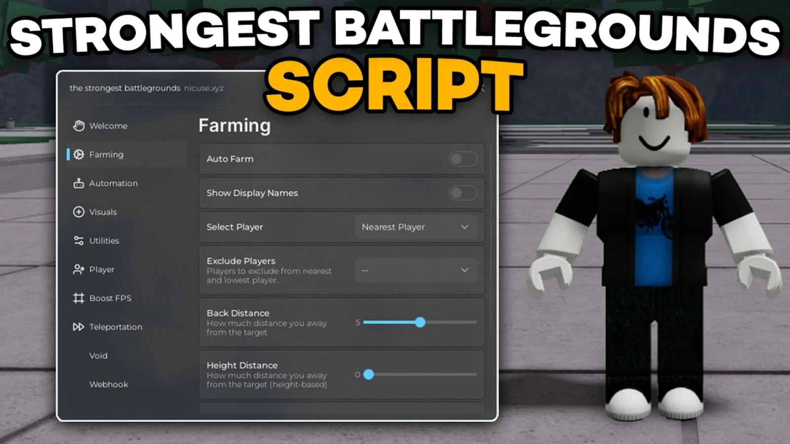 Автофарм The Strongest Battlegrounds