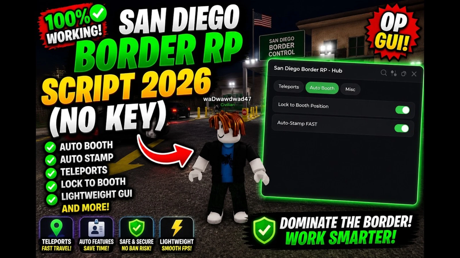 Auto Arrest San Diego Border