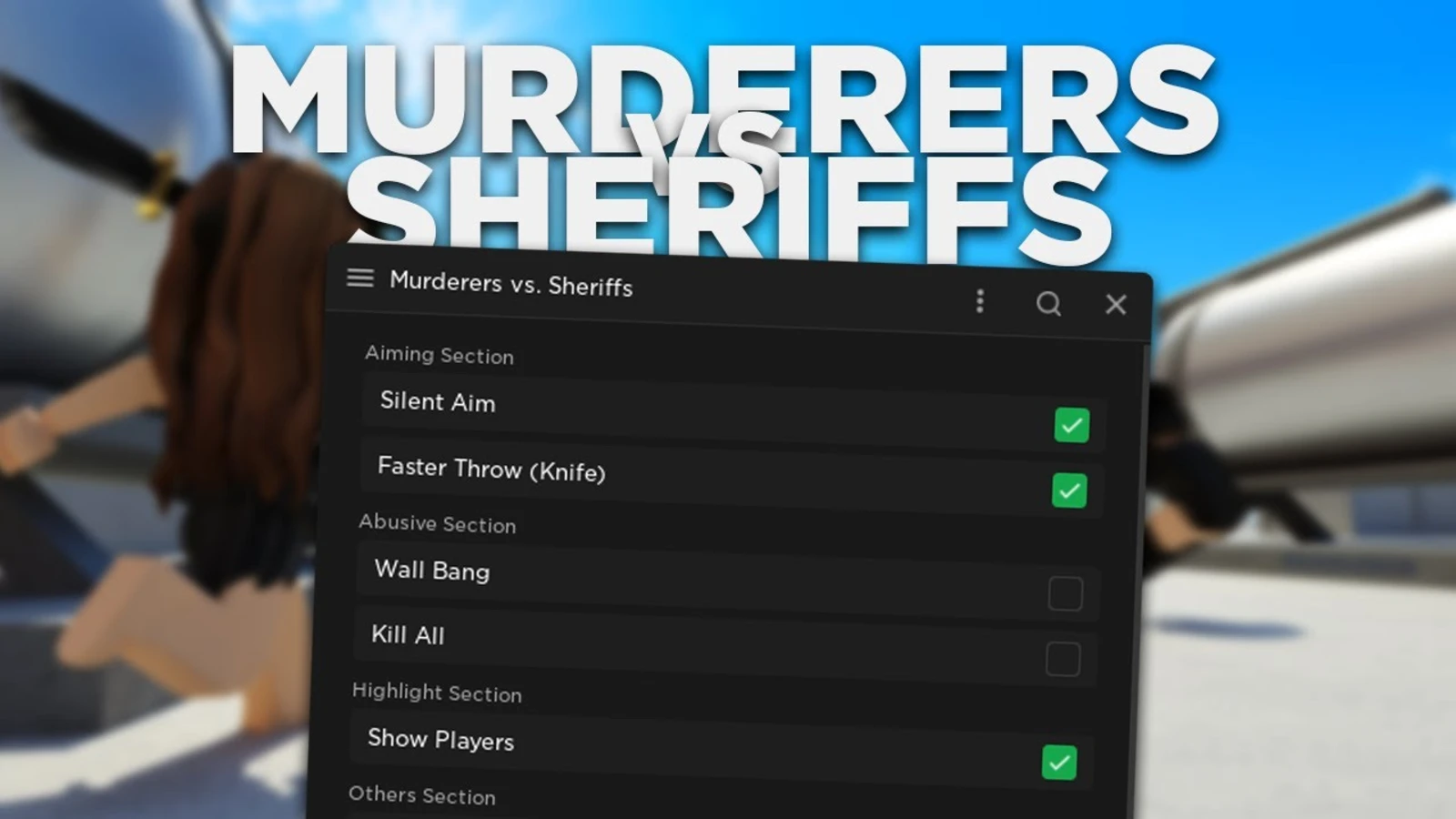 Kill Aura Murderers vs Sheriffs