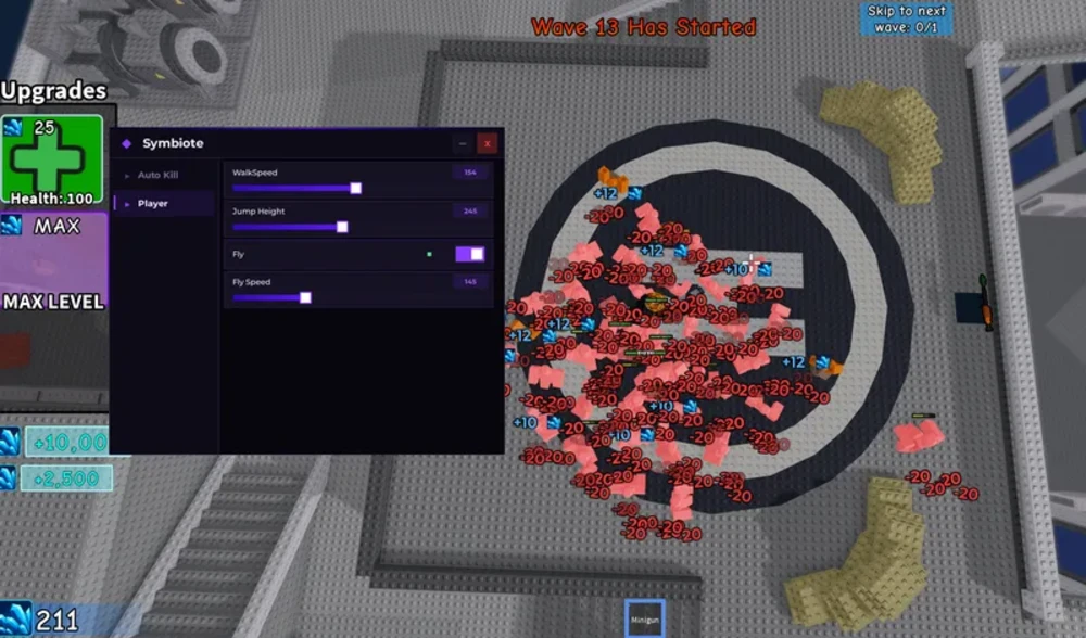 Авто-фарм Zombie Arena